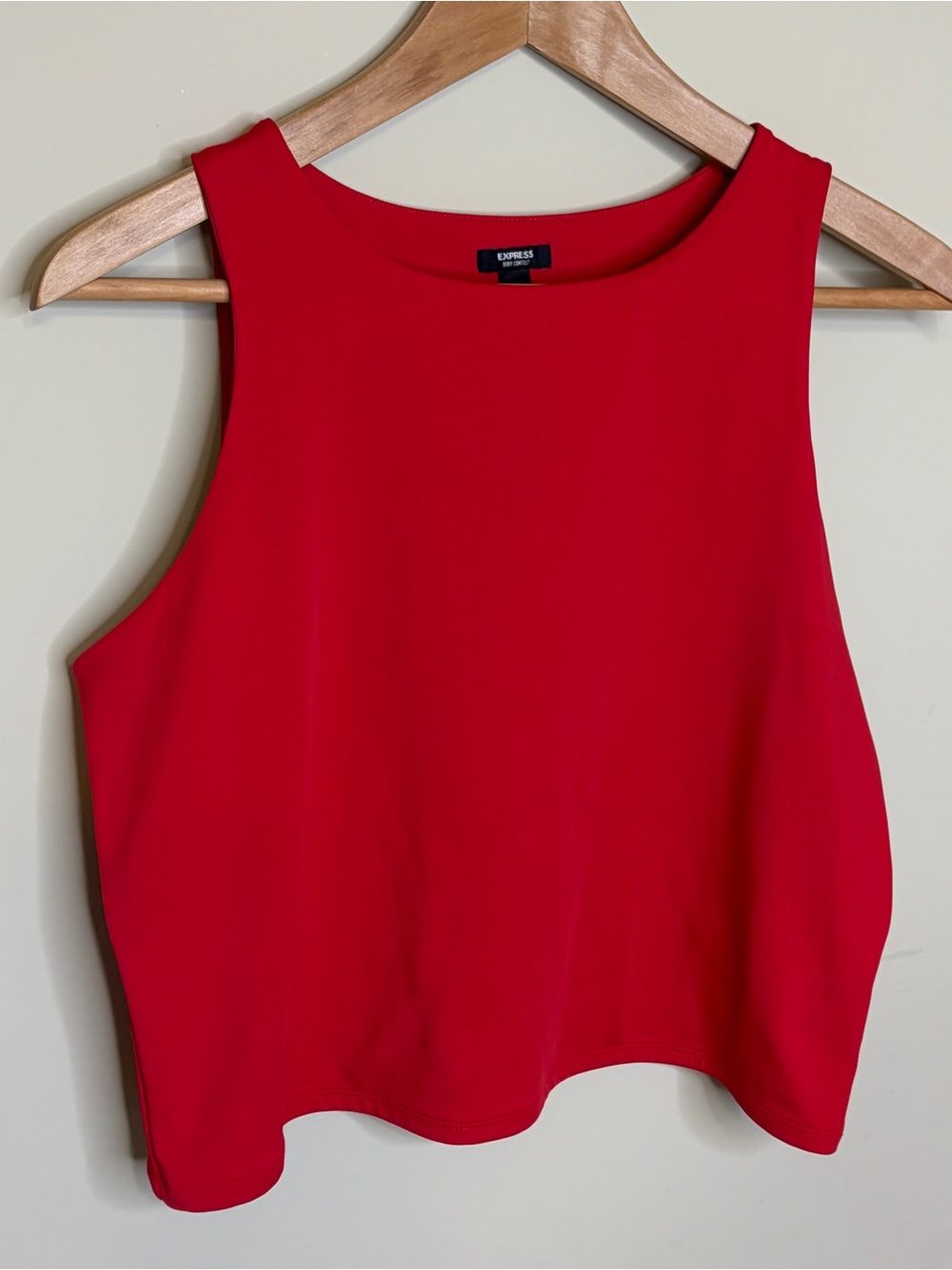 Express Women’s Red Sleeveless Crop Top Size XL
